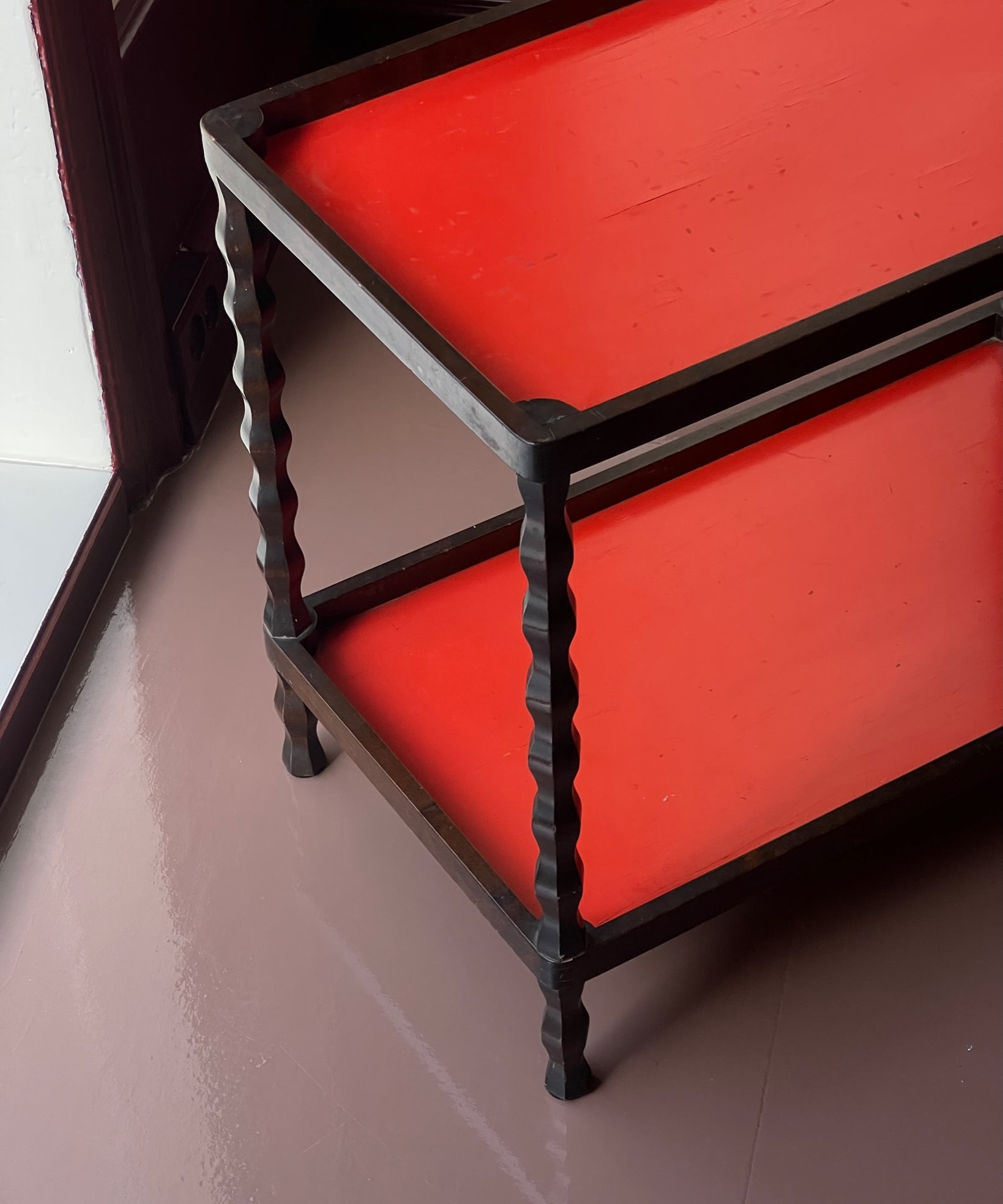 Vintage wooden side table