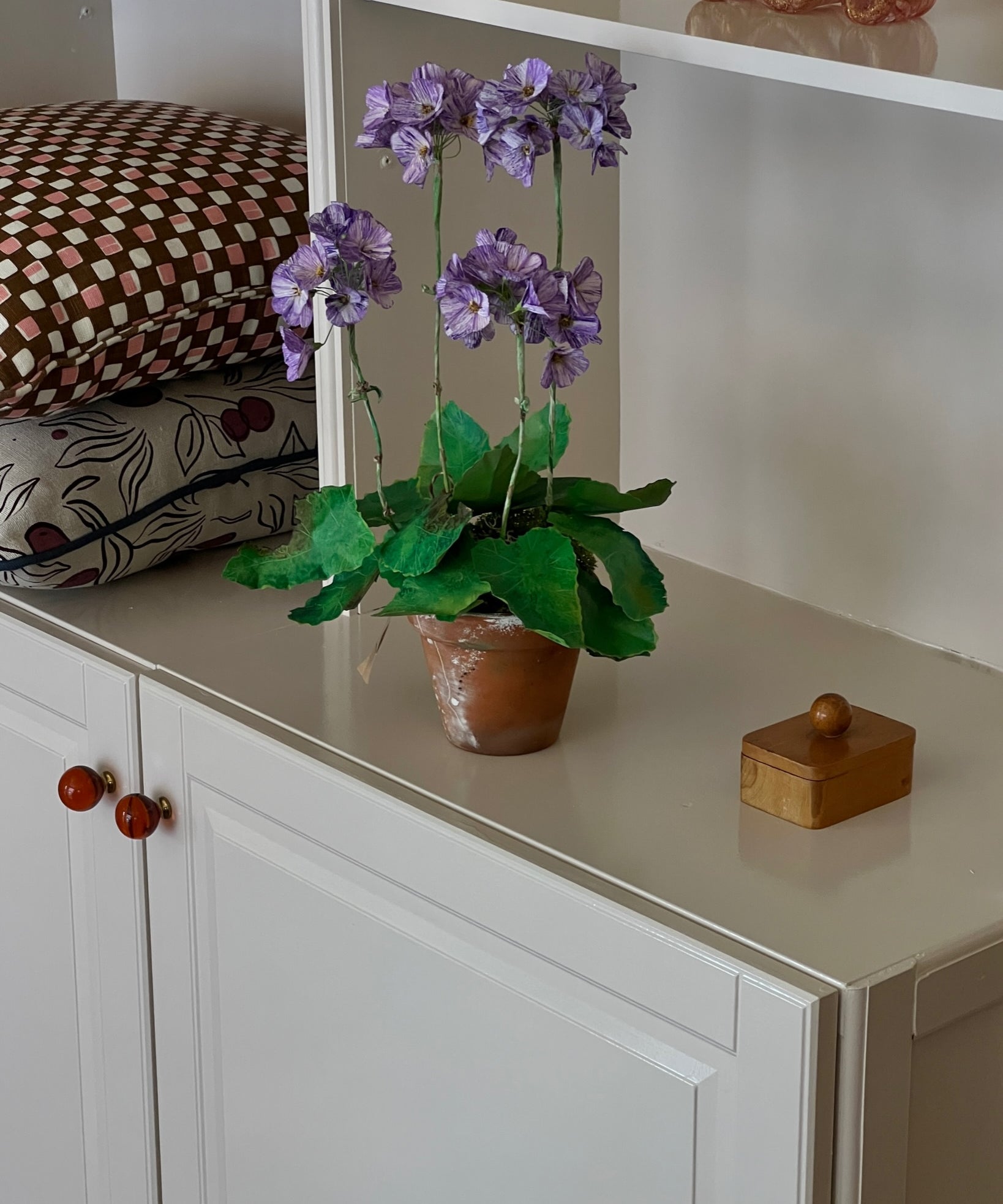 Paper flower 'Purple Primrose'