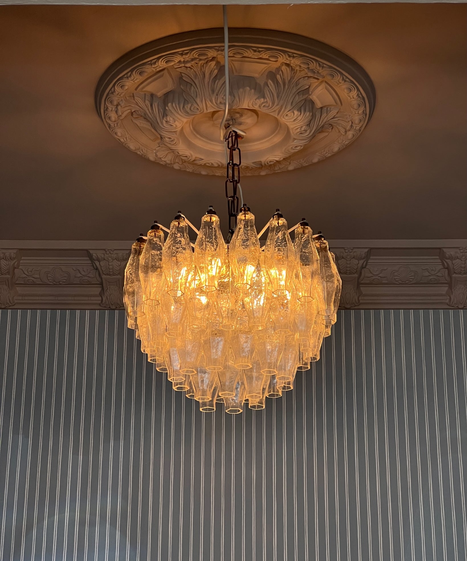 Vintage Carlo Scarpa Murano chandelier