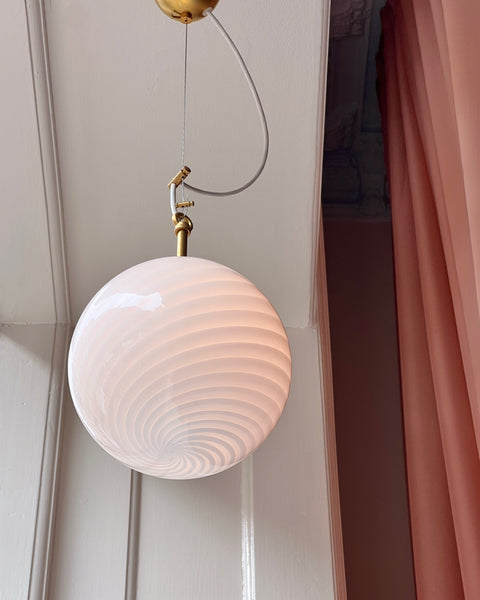Ceiling lamp - White swirl (D20)