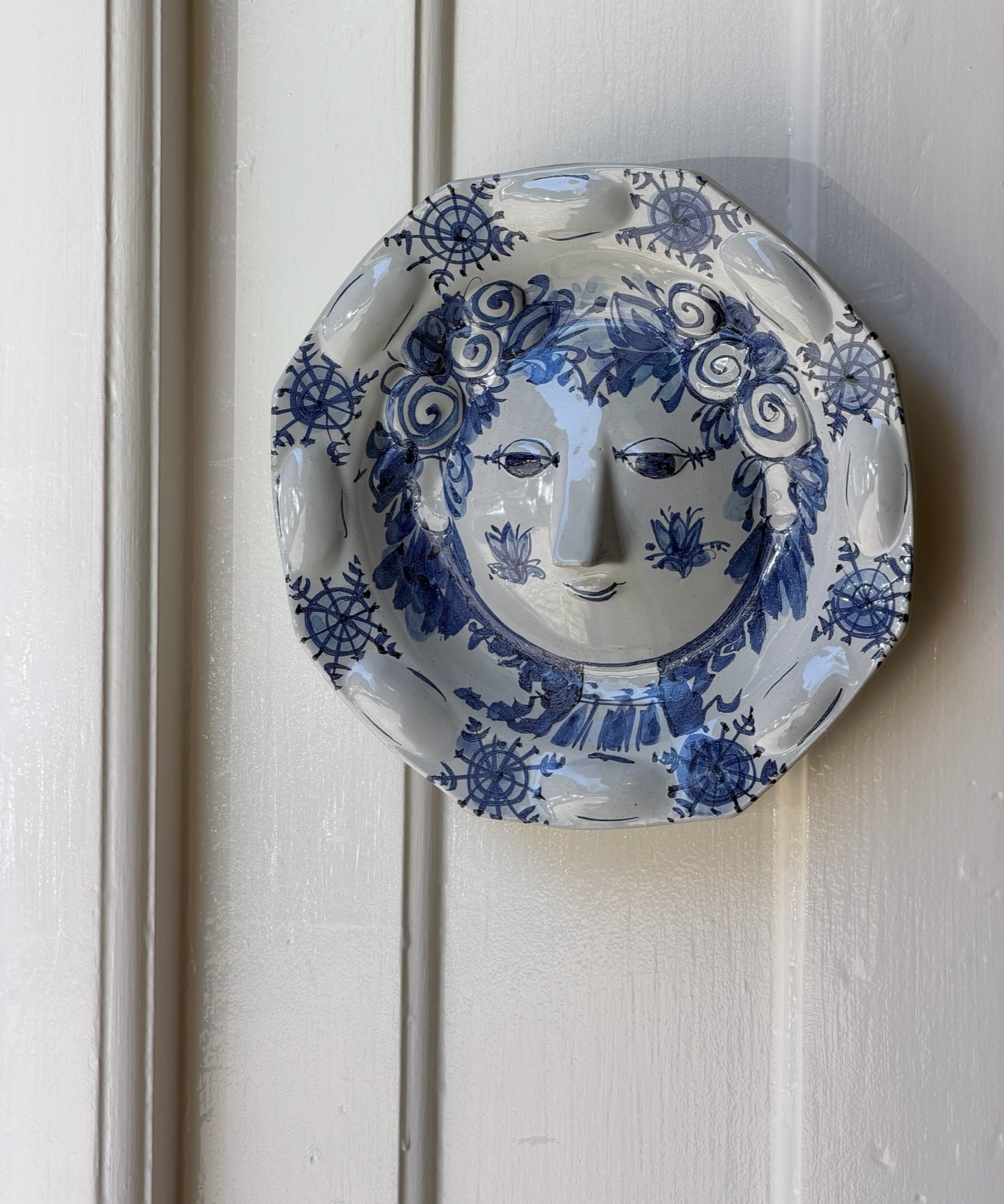 Vintage Bjørn Wiinblad ceramic wall plate
