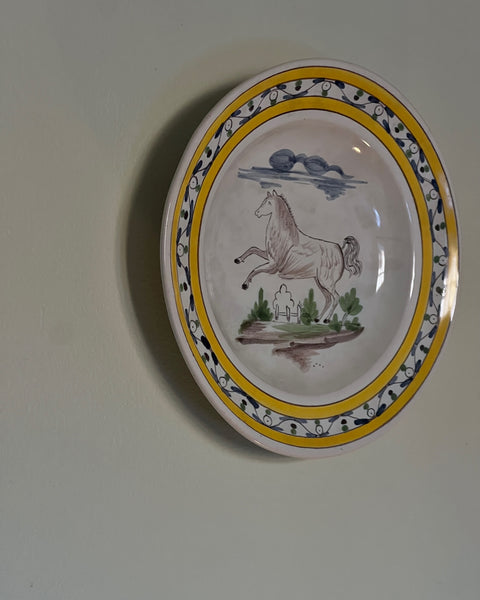 Vintage ceramic wall plate