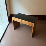 Vintage Italian burl wood desk