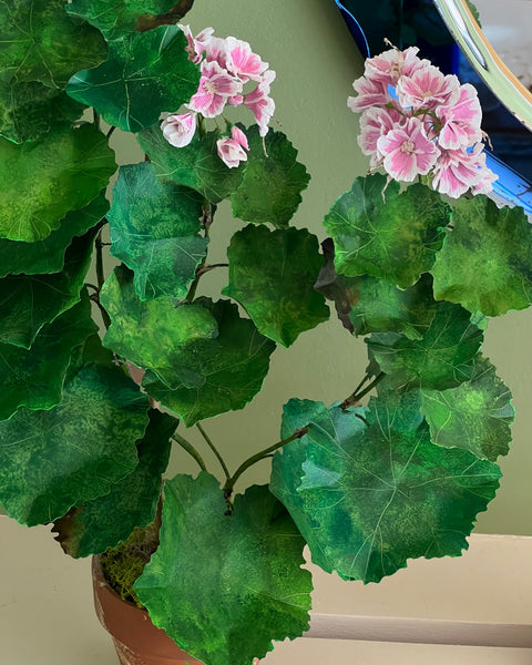 Paper flower ”Pink pelargonium”