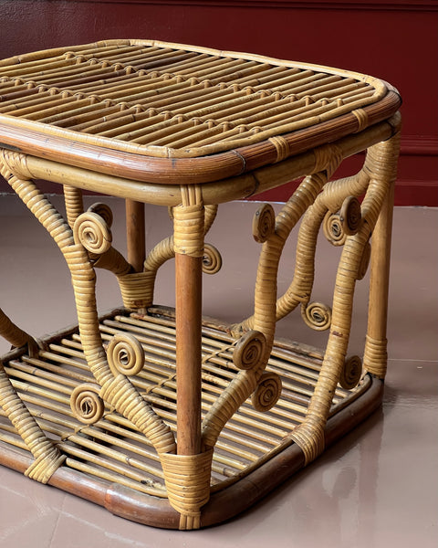 Vintage rattan chest
