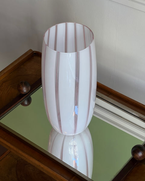 Vintage pink Murano vase