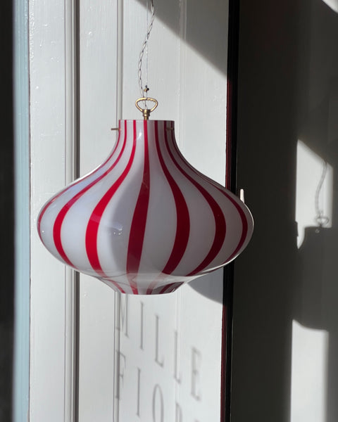 Ceiling lamp - Red vertical stripes Cipolla (D40)