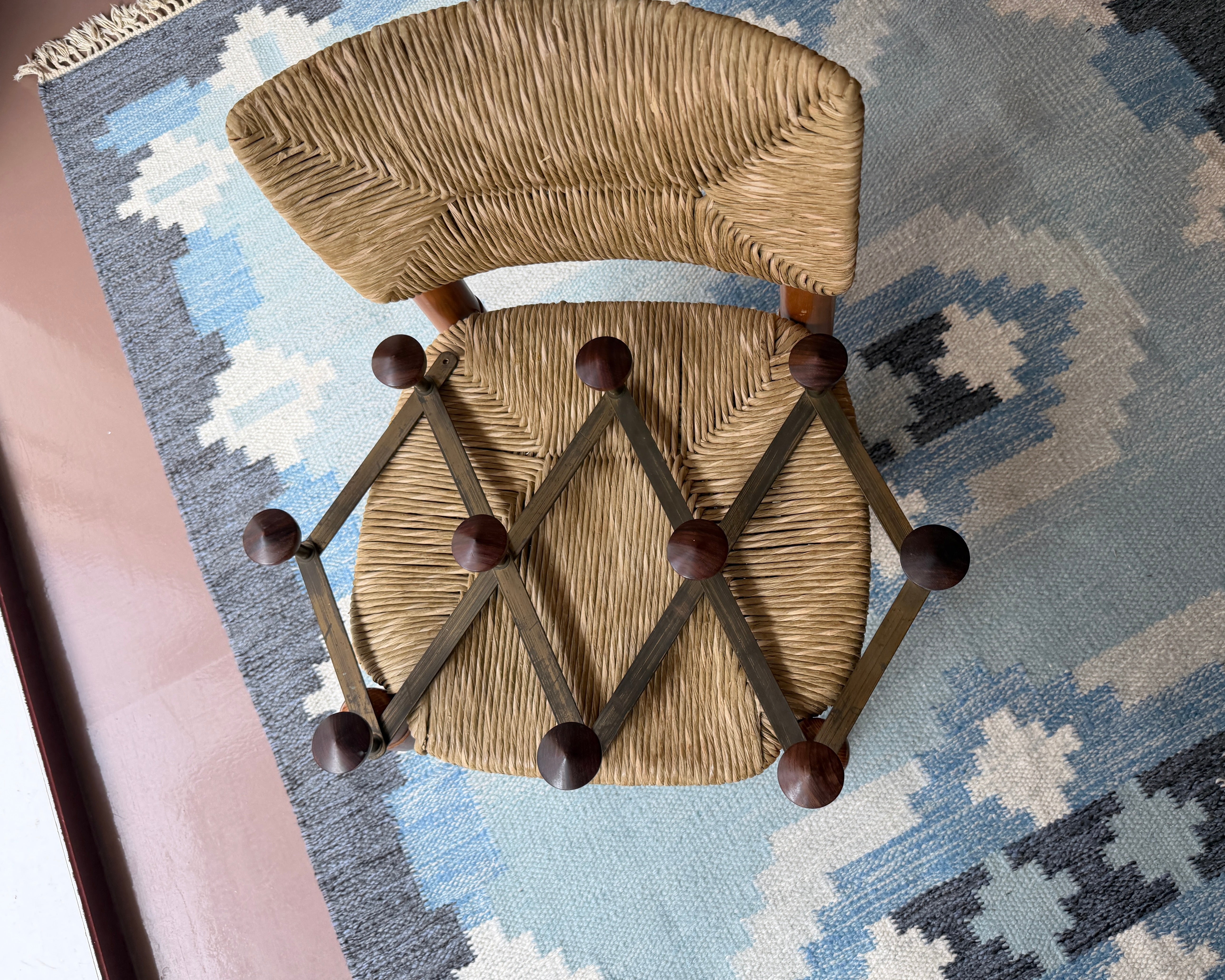 Vintage Azucena Brass Coat Hanger by Luigi Caccia Dominioni