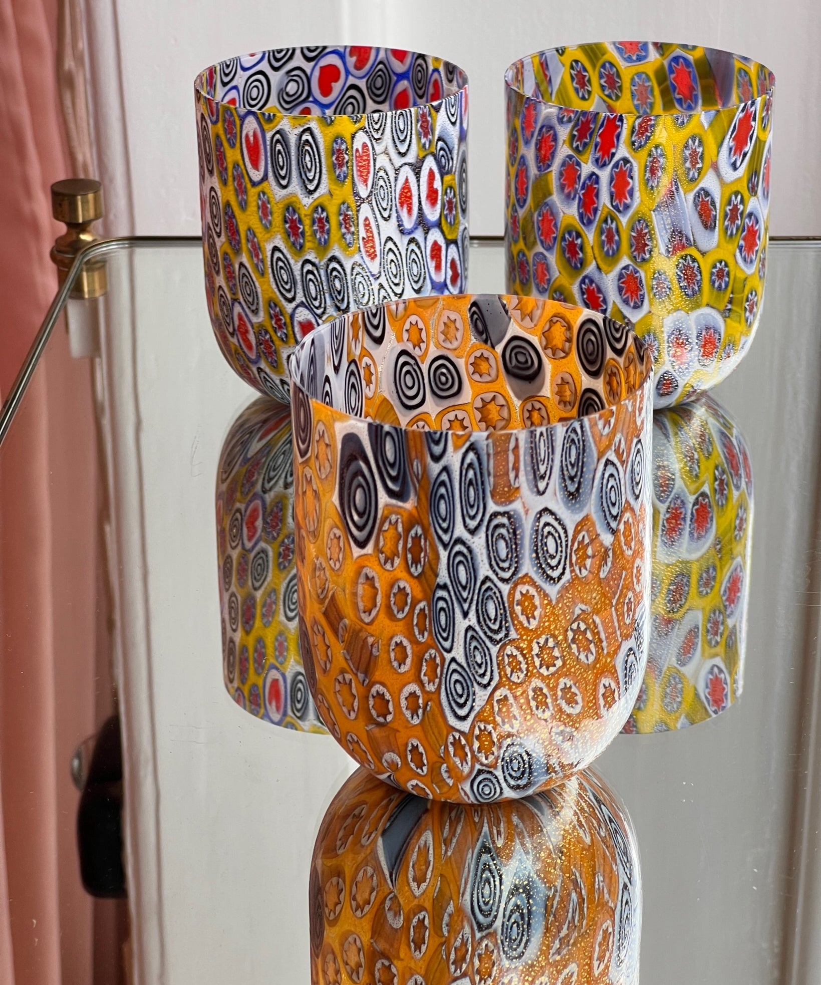 Vintage Murano Millefiori glass