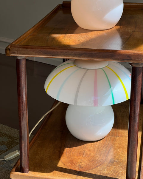 Vintage multi-colored Murano table lamp (2 available)