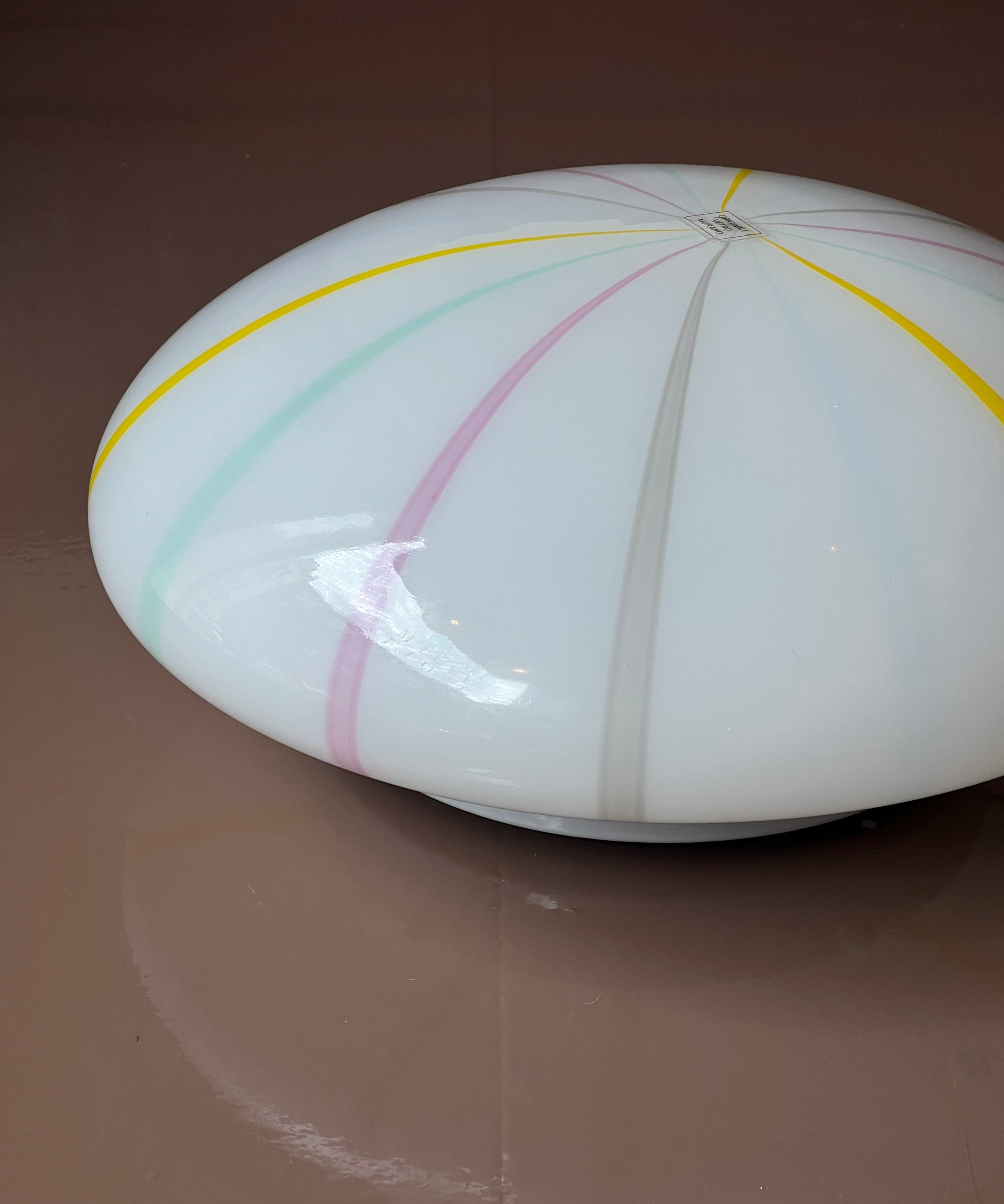 Vintage Murano multi-colored ceiling/wall lamp (D38)