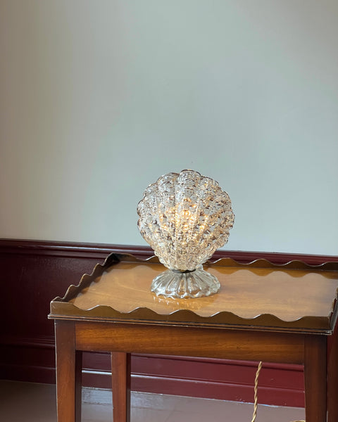 Vintage clear Murano table lamp