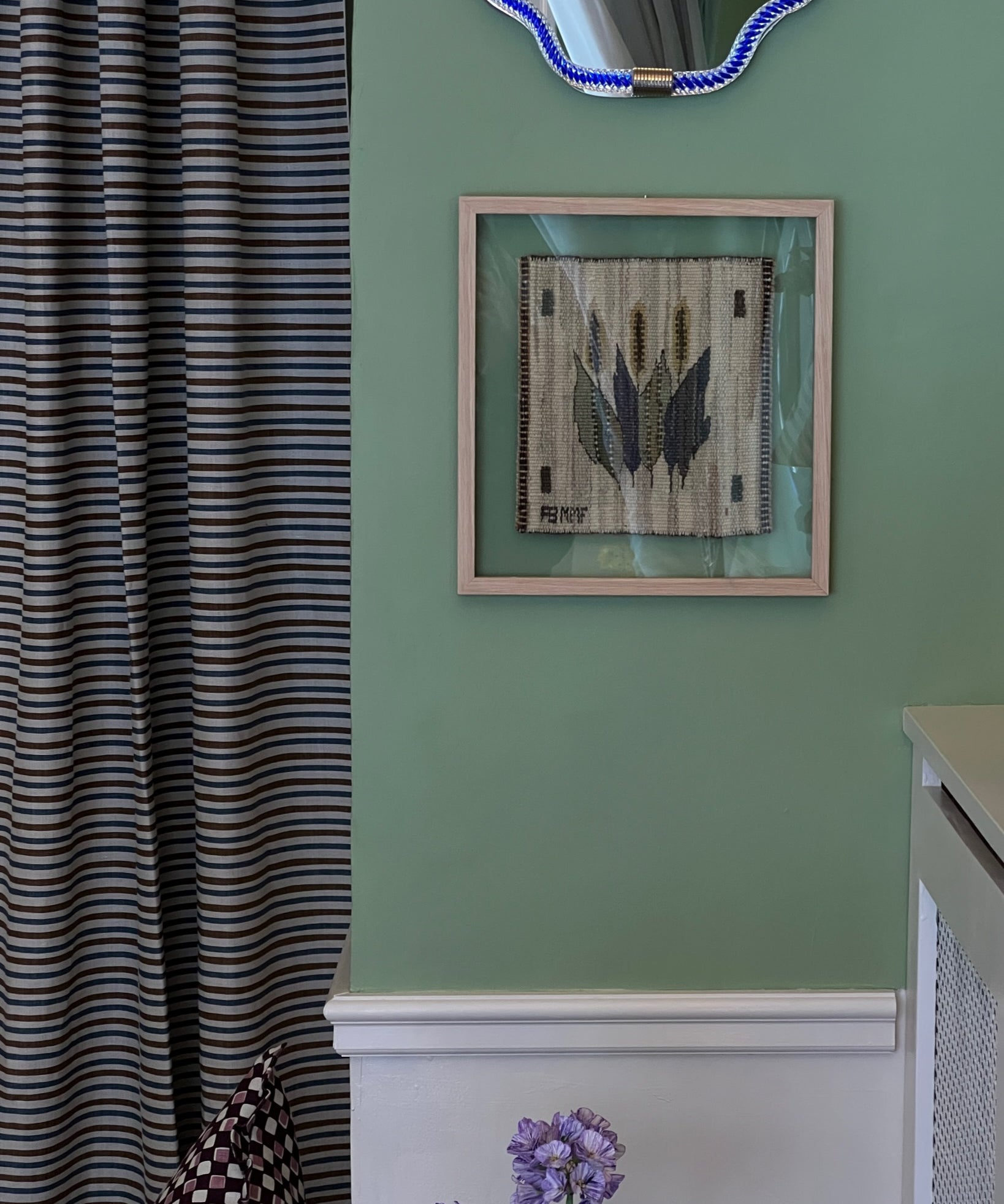 Märta Måås-Fjetterström Blomlapp wall tapestry, AB MMF