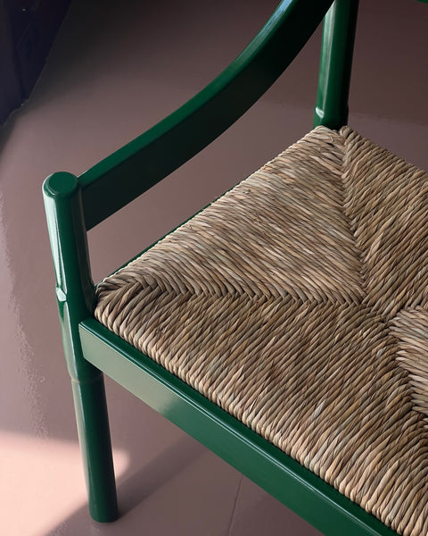 Carimate chair by Vico Magistretti - Green