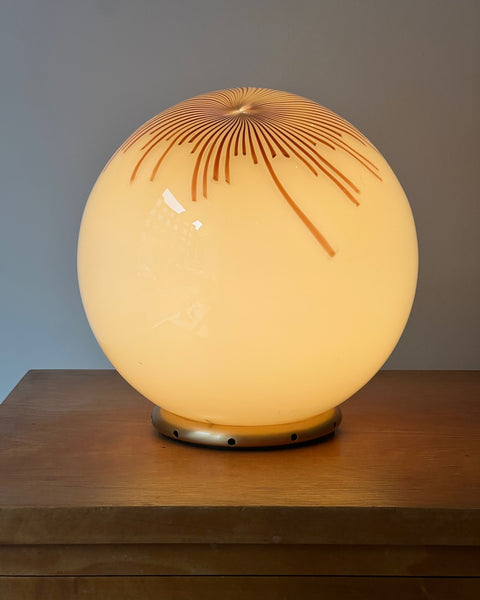 Vintage Ludovico Diaz de Santillana Murano Anemone table lamp