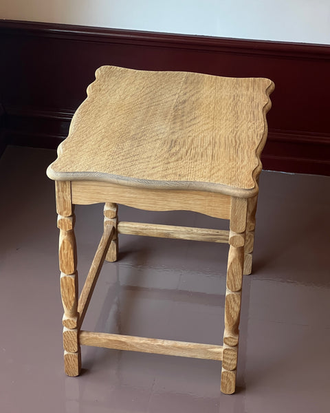 Vintage wooden side table (medium)