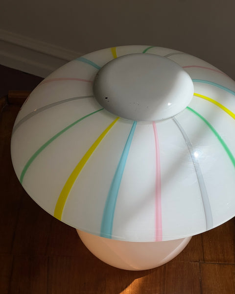 Vintage multi-colored Murano table lamp (2 available)