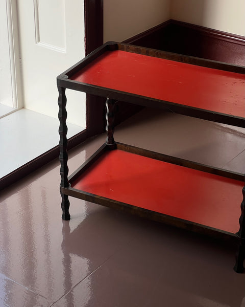 Vintage wooden side table