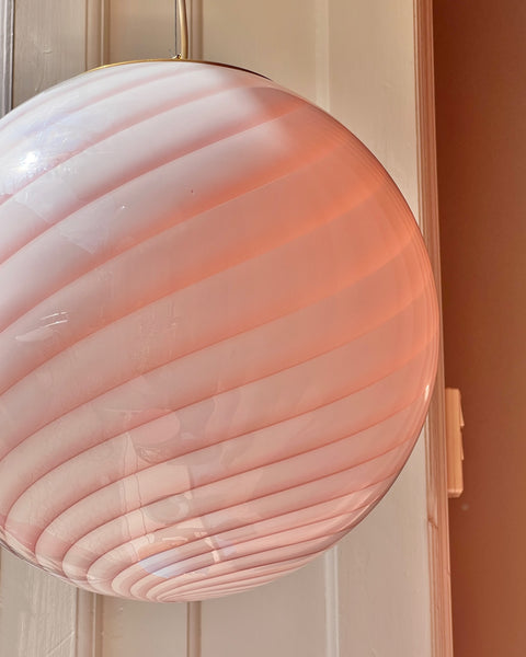 Ceiling lamp - Peach swirl (D40)