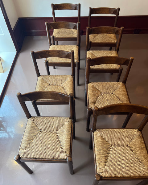 Carimate chairs by Vico Magistretti (8 available)