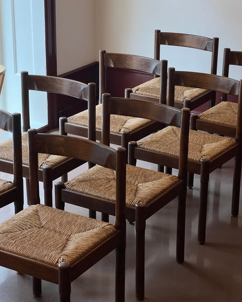 Carimate chairs by Vico Magistretti (8 available)