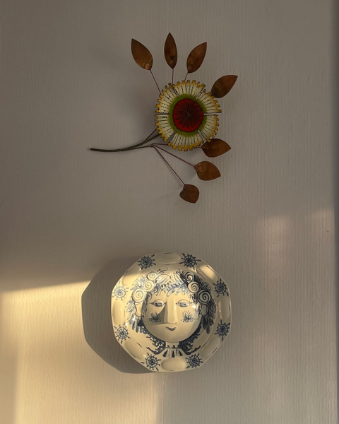 Vintage Bjørn Wiinblad ceramic wall plate
