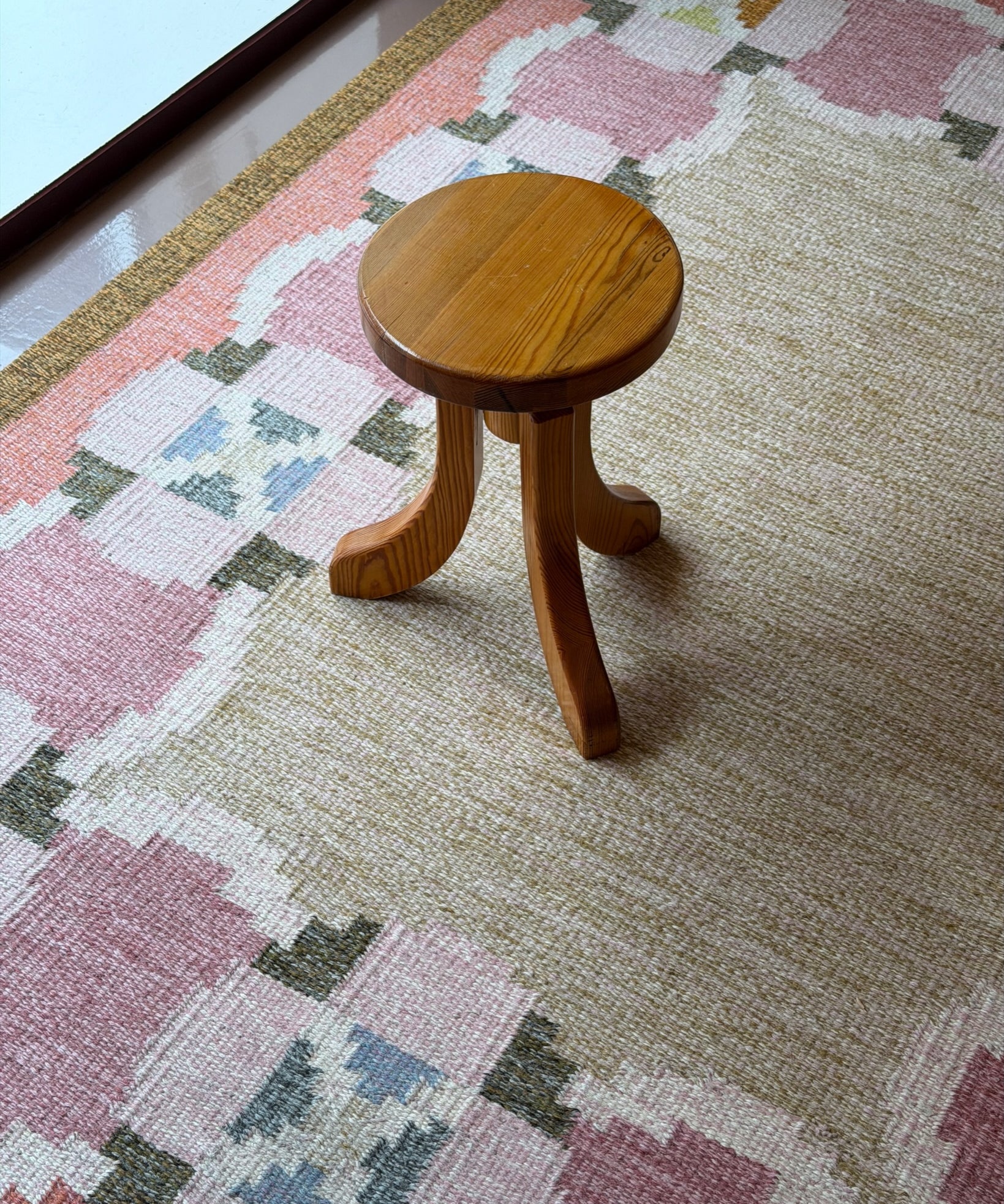 Vintage wooden stool