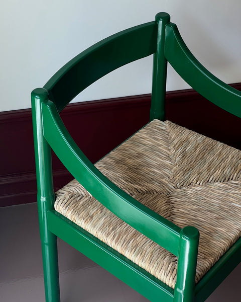 Carimate chair by Vico Magistretti - Green