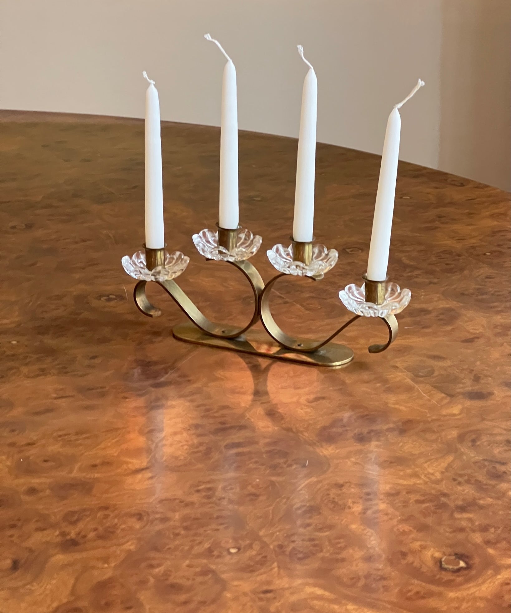 Vintage advent candle holder