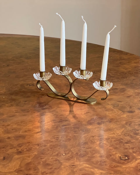 Vintage advent candle holder