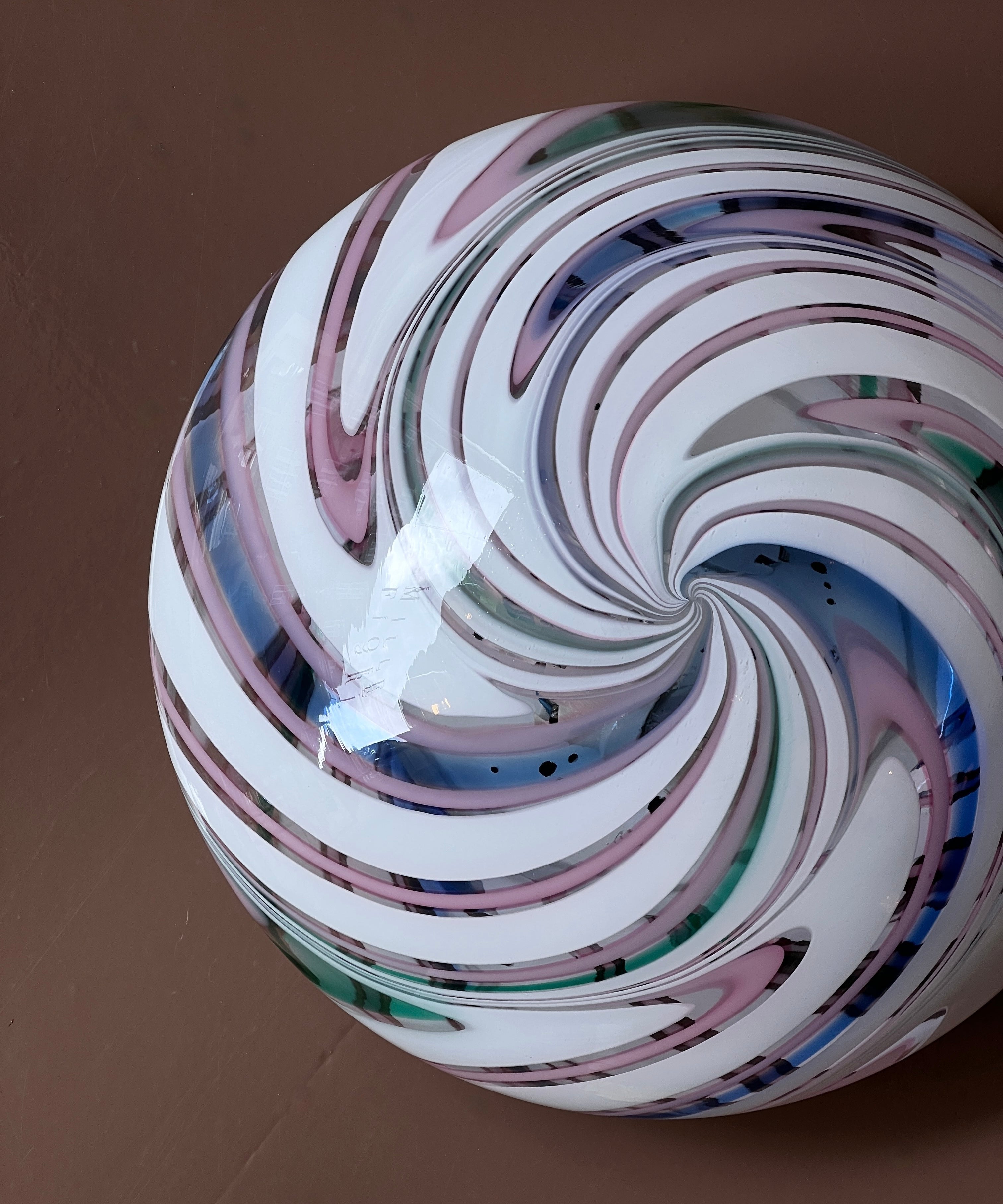 Vintage Murano multi-colored ceiling/wall lamp (D38)
