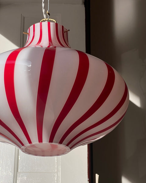 Ceiling lamp - Red vertical stripes Cipolla (D40)