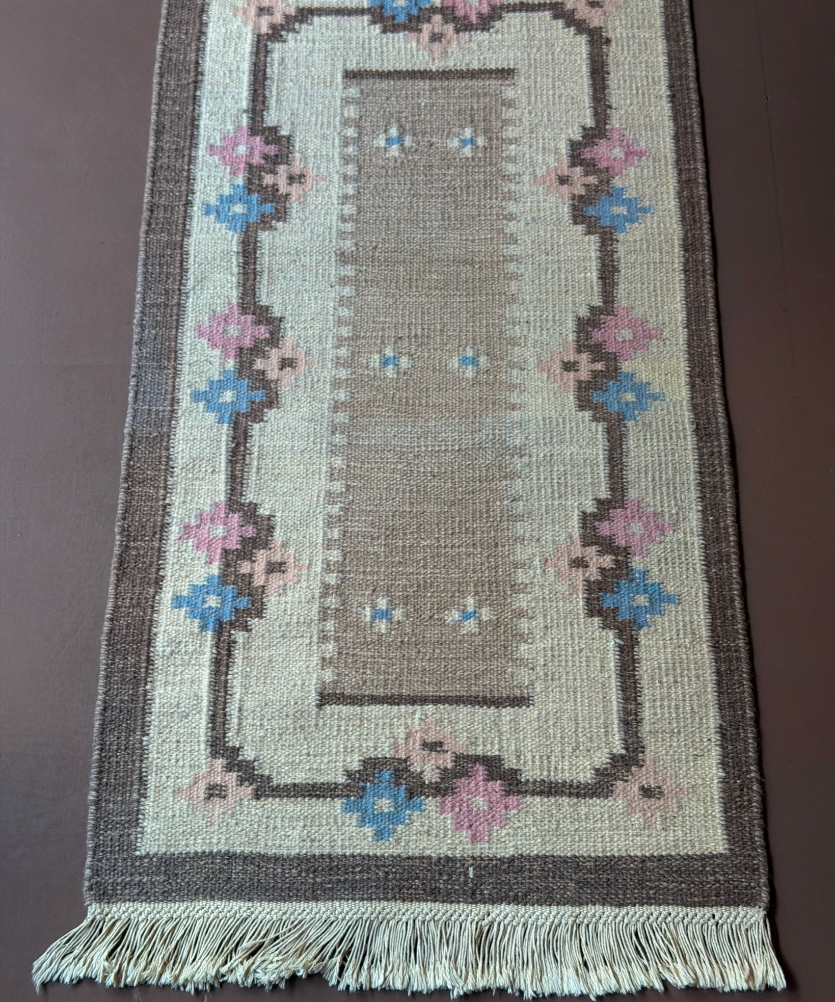 Vintage flat weave rug, Sweden