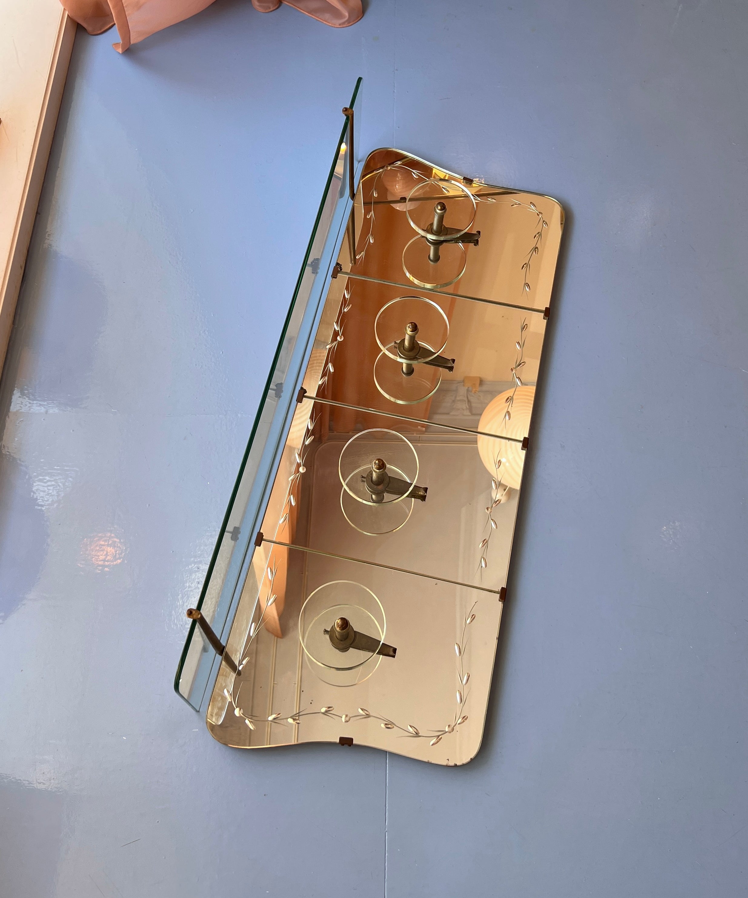 Vintage coat rack by Cristal Art