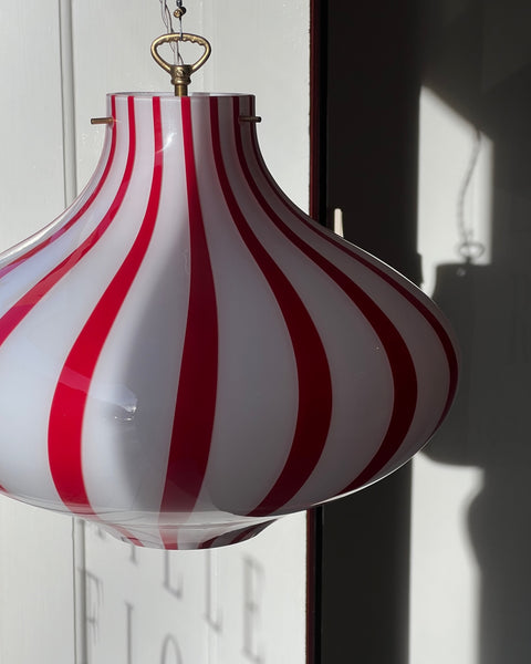 Ceiling lamp - Red vertical stripes Cipolla (D40)