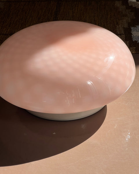 Vintage Murano pink ceiling/wall lamp (D35)