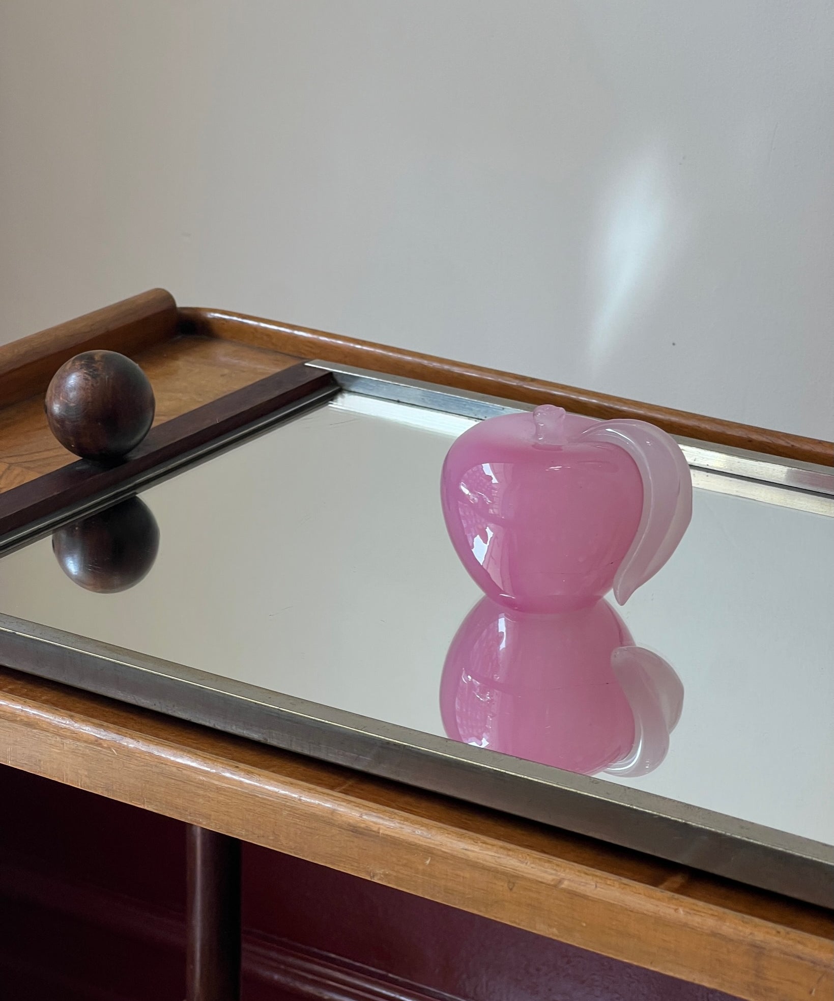 Vintage Murano Apple Paperweight