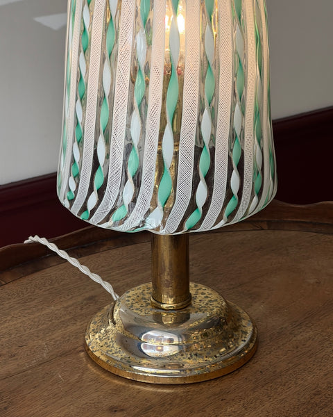 Large vintage Murano table lamp, Fratelli Toso