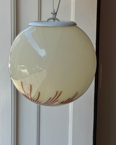 Vintage Ludovico Diaz de Santillana Murano Anemone ceiling lamp (D25)