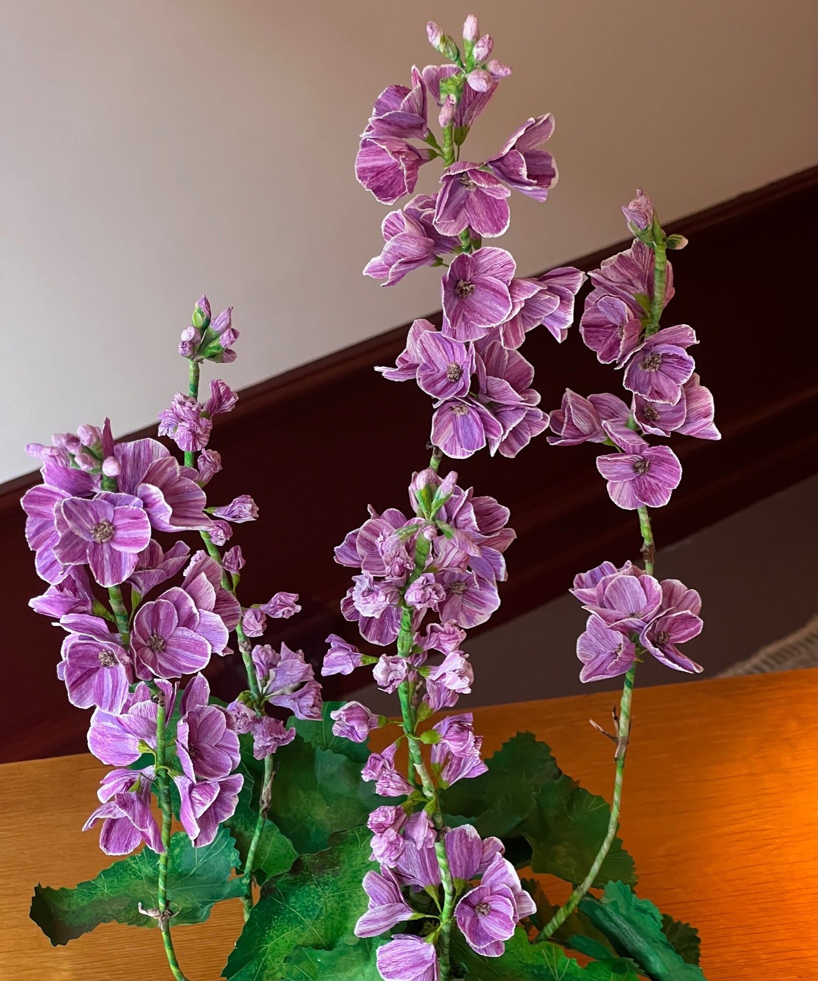 Paper flower 'Purple Primrose Japonica'