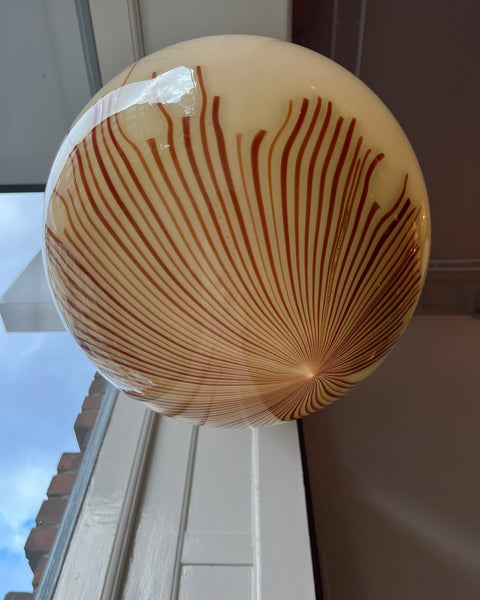 Vintage Ludovico Diaz de Santillana Murano Anemone ceiling lamp (D45)