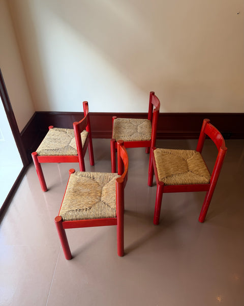 Carimate chair by Vico Magistretti (4 available)