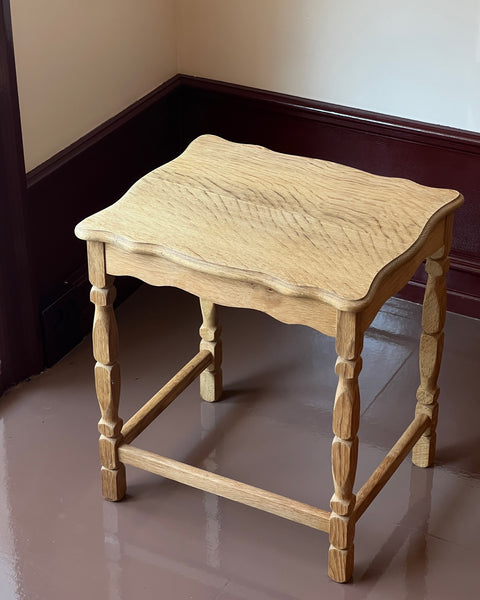 Vintage wooden side table (medium)