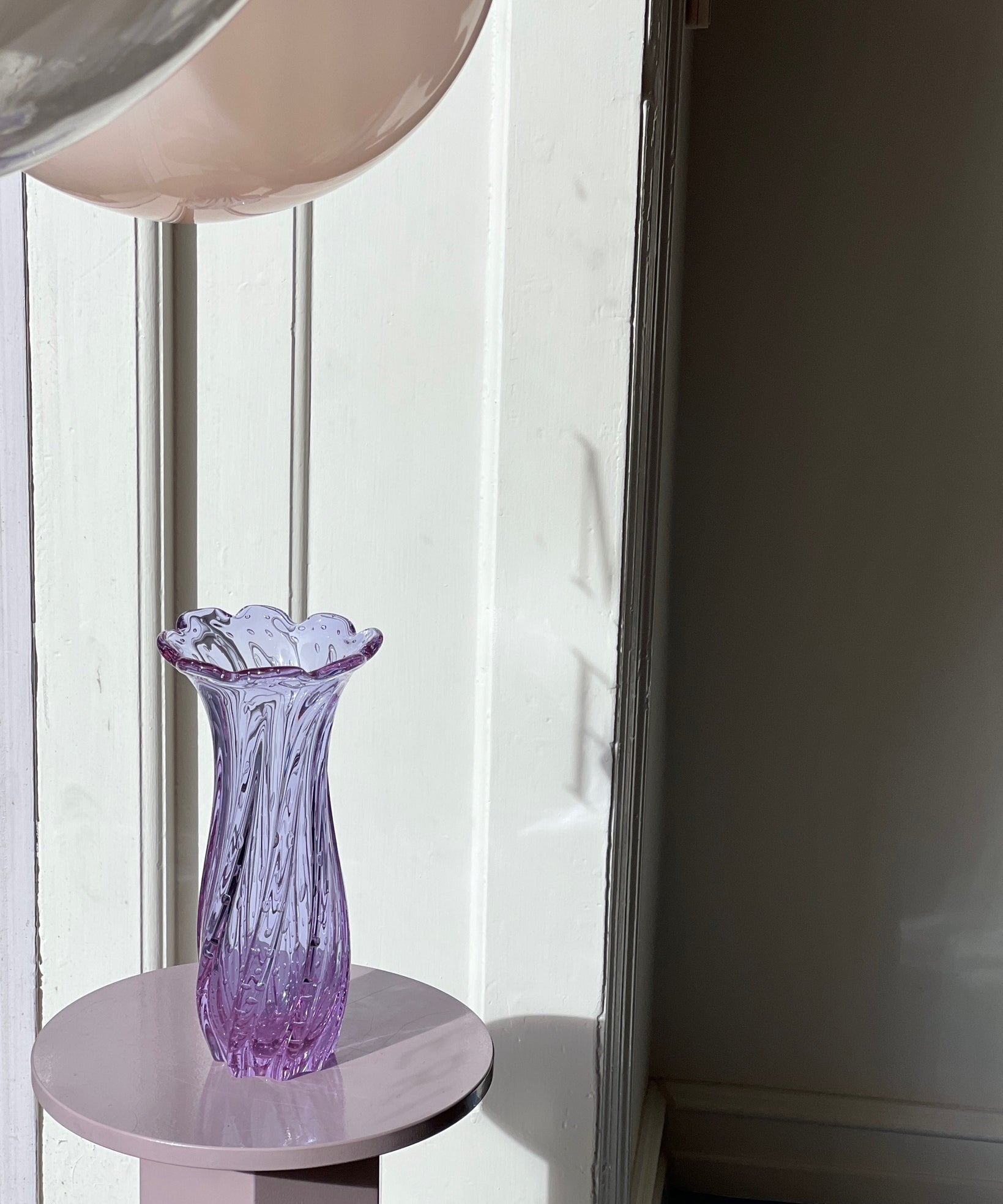 Vintage purple Murano vase