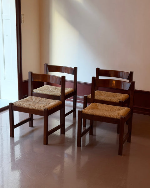 Torbecchia Chairs by Giovanni Michelucci for Poltronova (Set of 4)