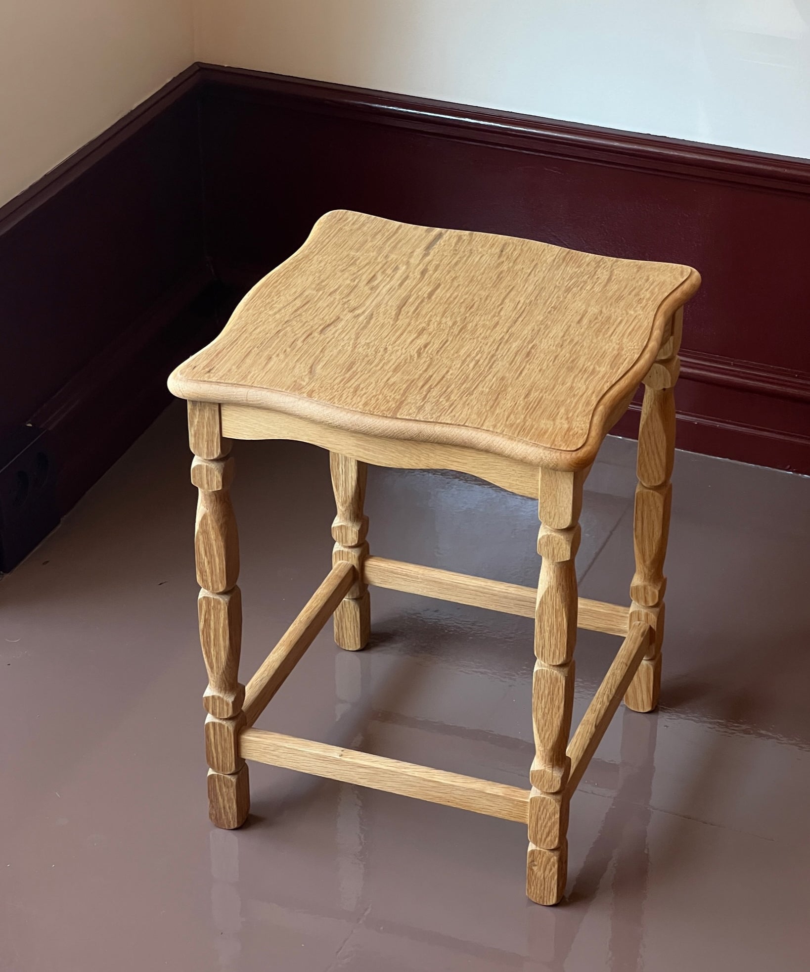 Vintage wooden side table (small)