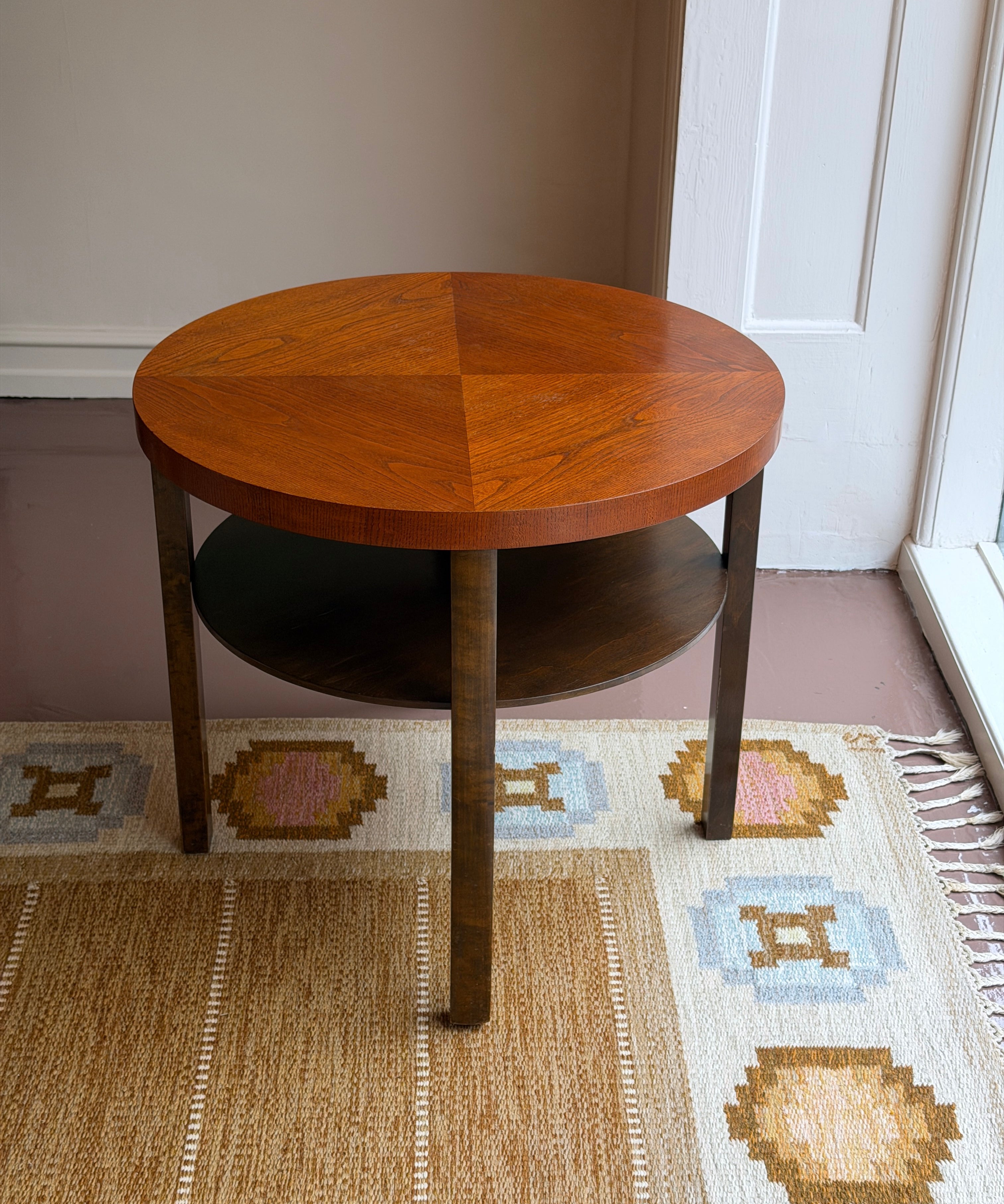 Vintage wooden coffee table, Sweden, 1930s/40s