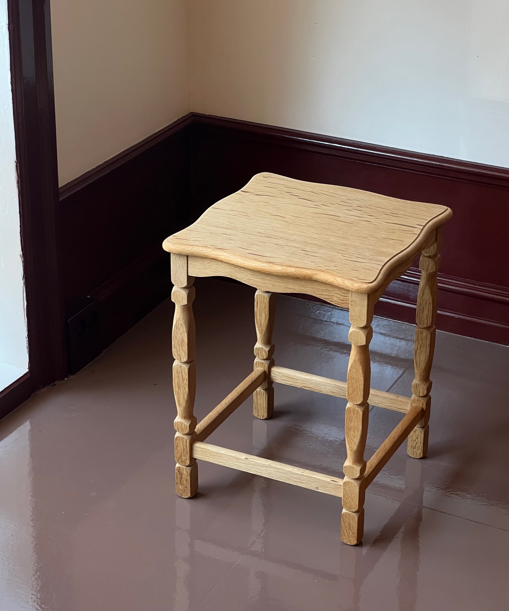 Vintage wooden side table (small)