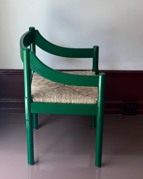 Carimate chair by Vico Magistretti - Green