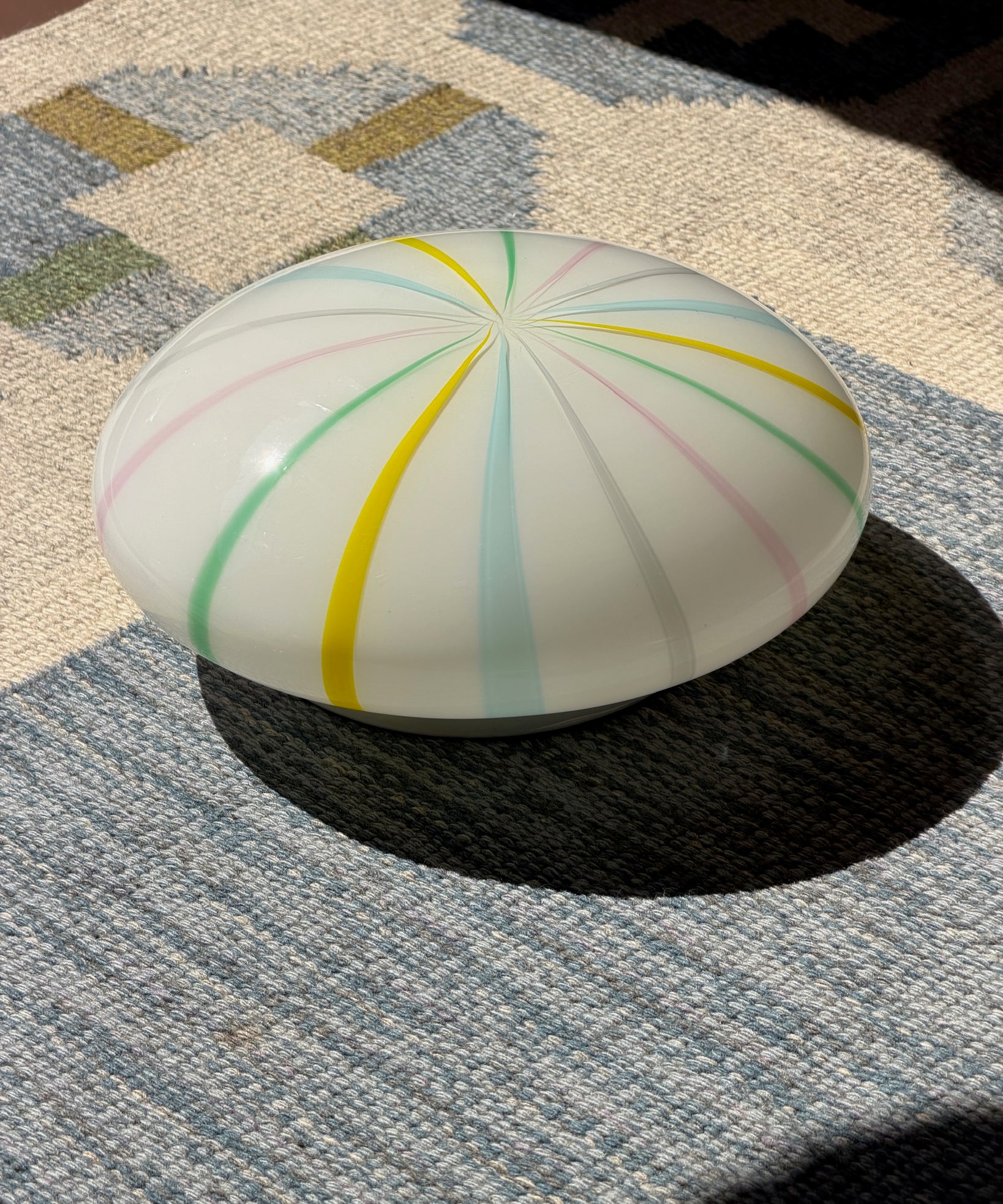 Vintage Murano multi-colored ceiling/wall lamp (D30)
